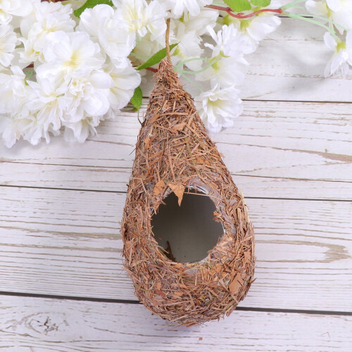 Parakeet Nest Set Premium Artificial Grass 2 pcs 2