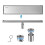 Linear Shower Drain 304 Stainless Steel 47 Inch Brushed 4