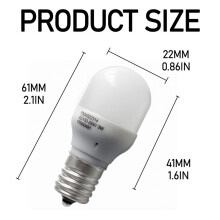 2X 3W LED-Lampa för Kylskåp 5304522314 för -Kylskåp KEI D28X KEL 2816X KEI D28A KEL2811