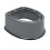 Portable Camping Toilet with Non-slip Mat Grey 4