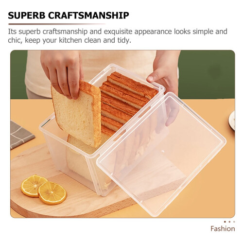 Clear Airtight Bread Container Set of 3 2