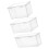 Clear Airtight Bread Container Set of 3 7
