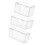Clear Airtight Bread Container Set of 3 4