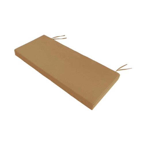 Bench Cushion Modern Rectangle Loveseat Pad Light Brown 1