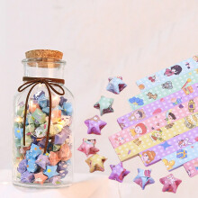 Origami Star Paper Strips Colorful Double-Sided 540 Pieces