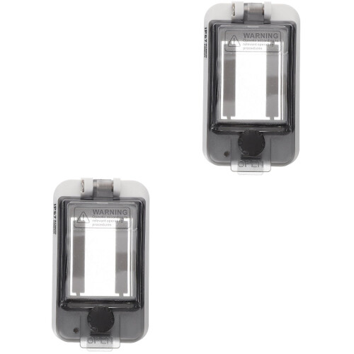 Circuit Breaker Box Cover Clear Weatherproof 2 pcs