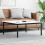 VidaXL vidaXL Coffee Table White 100 x 100 x 45 cm Solid Pine Wood 1