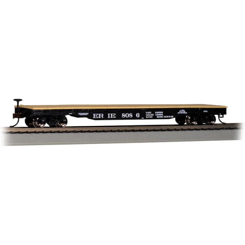 BACHMANN Bachmann Trains - 52' Flat Car - Erie #8086 - HO Scale