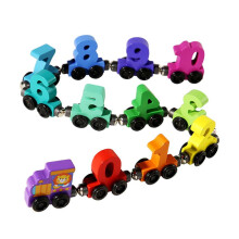 Wooden Magnetic Digital Train Number Learning Blocks