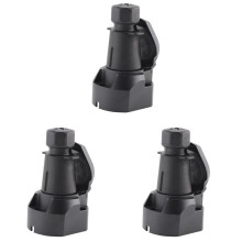 3X Prise de Remorque Européenne 7 Broches + Adaptateur de Connecteur de Barre de Remorquage pour Voiture RV Camion Bateau Caravanes Adaptateur de