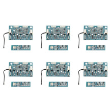 6X Placa de Circuito PCB para ProteçãO de DetecçãO de TensãO de Bateria de íon de Lítio 18V