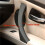 5X Car Right Interior Door Pull Handle with Cover Trim Replacement for  3 Series E90 E91 E92 2004-2012 Black 2