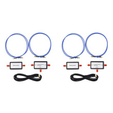 2X 250MW YouLoop Electromagnetic Antenna 10KHz to 30 MHz Portable Passive Magnetic Loop Antenna with RG402+RG174