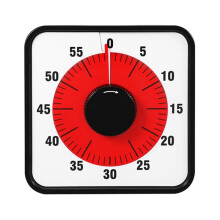 4X Vision Timer 60 Minute Timing Hind Leg Stand Countdown Clock Kitchen Baking Timer for Classrooms or Meetings