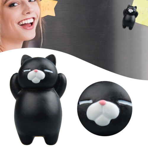 3D Cat Fridge Magnet Cartoon Design 1 Piece 2