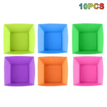 Silicone Cupcake Liners Reusable 4 10 or 12 pcs