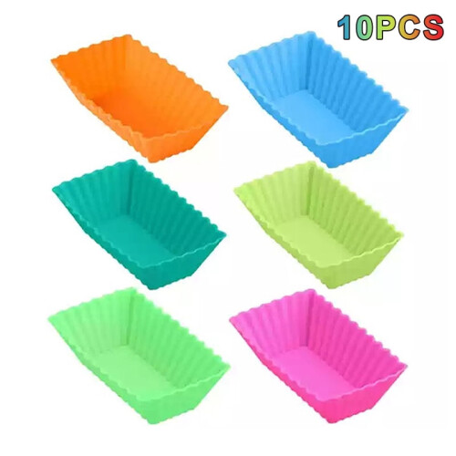 Silicone Cupcake Liners Reusable 4 10 12 Pack