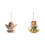 Valentine's Day Keychain Acrylic 2D Flat 2 pcs 1