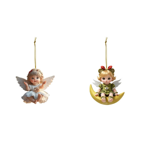 Valentine's Day Keychain Acrylic 2D Flat 2 pcs