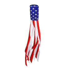Patriotic Windsock Red White Blue Outdoor Decor 1 Pack