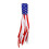 Patriotic Windsock Red White Blue Outdoor Decor 1 Pack 1