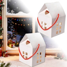 House-shaped paper candy boxes wedding Christmas birthday