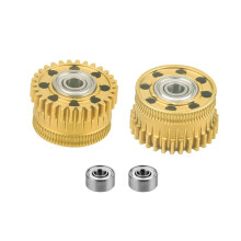Engranaje de Extrusión Gold , Kit de Mejora de Engranajes Xirbbo para Extrusor , Engranaje de Extrusión con Accionamiento de Filamento