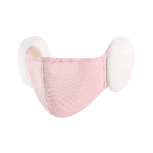 Winter Face Mask Fluffy Ear Covers Windproof Breathable