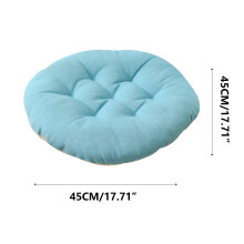 Round Tatami Seat Pad Velvet Cushion 17.7 Inch