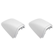 2X 1K8837879 5KD837879 Front Left Door Handle Lock Cylinder Cover Compatible with 6 Sharan Superb White