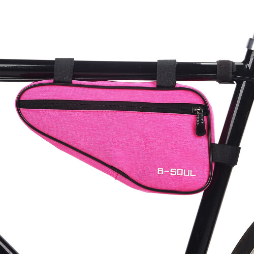 Bike Frame Bag Triangle Front Beam Storage Pouch 1pc