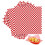 serving baskets parchment imitation rattan 24 pcs 1