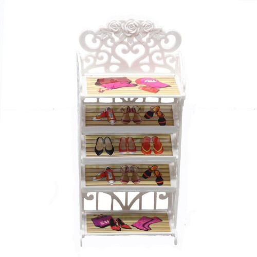 Plastic Shoe Rack for Kids Room 3-Tier