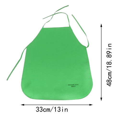 Colorful DIY Kitchen Apron for Kids, Non-Woven, Disposable 2