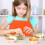 Colorful DIY Kitchen Apron for Kids, Non-Woven, Disposable 5