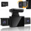 3-Channel Dash Cam Front Interior Left Right Full HD 1080P 1