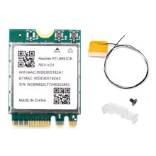 Tarjeta de Red WiFi 6E RTL8852CE M.2 de 5400 Mbps, 802.11AX, 5.3, Adaptador Inalámbrico Tribanda de 2,4/5/6 GHz para Windows 10/11
