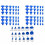450 Pcs Puller Tabs Paintless Dent Repair Tabs Glue Pulling Tabs Kit for Small Dent 4