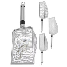 4 Tamis à Terre pour Jardinage, Tamis à Compost avec Poignée (Maille de 3,8 mm) - Tamis de Jardin Portable pour , Roches, Terre