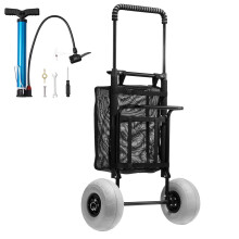 Shore Trolley with Inflatable Sand Wheels 9" Foldable