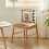 High Back Chair Cushion Polyester Indoor Outdoor Rainproof 5