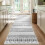 Moroccan Farmhouse Rug Neutral Geometric 2x8 ft 1