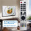 5X RMC0133 Remote Control Replace for  TV Remote Control Free Setup 5