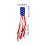 Patriotic Windsock Red White Blue Outdoor Decor 1 Pack 6