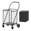 Foldable Shopping Cart Double Basket 360 Wheels 6