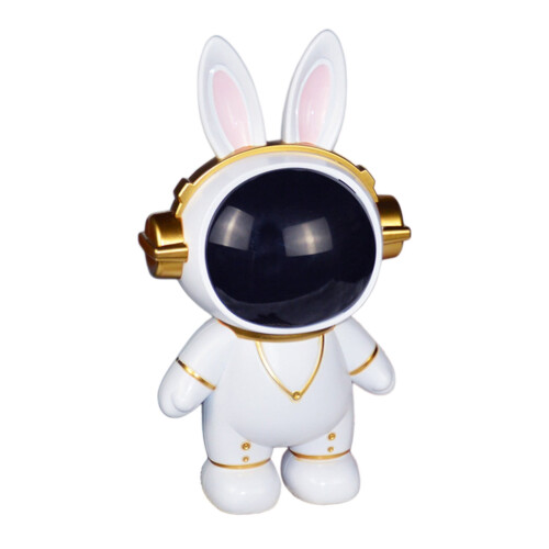Space Rabbits Astronaut Coin Bank White 1