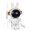 Space Rabbits Astronaut Coin Bank White 3