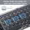 KUNSI Bluetooth Keyboard with Touchpad Dark Gray 4