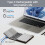 KUNSI Bluetooth Keyboard with Touchpad Dark Gray 5