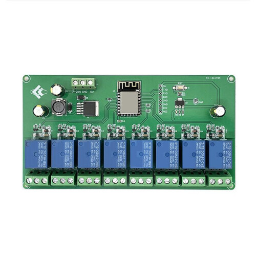 2X 8 Channel ESP8266 Wireless WIFI Relay Module ESP-12F Development Board  5V/7-28V E-WeLink APP Remote Control 1